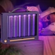 Пастка для комах Electric Shock 791 акумуляторна USB лампа від комарів мошок мух електричний знищувач комах 3 Вт безшумна антимоскітна лампа з УФ світлом портативна пастка для дому кемпінгу дачі акумулятор 2000 мАг автономна робота до 12 годин - изображение 4