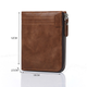 Мужской кошелек с защитой от сканирования Rfid Universal Коричневый rfid_brown - изображение 3