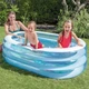 Открытый овальный надувной детский бассейн Intex 57482 «Морские друзья», 163 х 107 х 46 см 230 л (D-2019091787) - изображение 1