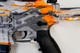 Детский игрушечный автомат на орбизах Орбиган M416 Серо-оранжевый стреляет гидрогелевыми пулями Гель бластер аккумуляторный + 2000 орбизов - изображение 6