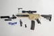 Дитячий іграшковий автомат на орбізах Орбіган M416 Чорно-пісочний гідрогелевими кулями Гель бластер акумуляторний + 500 орбізів - зображення 2