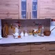 Кухонный фартук Скинали Розы в вазах (виниловая пленка наклейка ПВХ ) 3д винтаж Бежевый 60х200 см - изображение 8