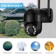 Вулична поворотна PTZ IP-камера з віддаленим доступом Wi-Fi UKC Smart Home Camera A8-B 4.0 Mp iCSee Чорна/Black - зображення 2
