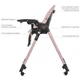 Стульчик для кормления El Camino ME 1037-B CRYSTAL Rose Gold - изображение 2