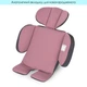 Автокрісло El Camino ME 1081-1 i-TRUST PLUS Pale Pink - зображення 2