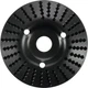 Tarnik skośny YATO do drewna, farby, szpachli, aluminium; Ø=125/22.2 mm, ziarnistość nr 1 [10] (YT-59167) - obraz 2