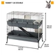 Двухэтажная клетка для кроликов RABBIT 120 DOUBLE - изображение 2