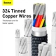 Кабель Baseus Type-C to Type-C Crystal Shine Series Fast Charging Data Cable |1.2m, 100W| - изображение 7