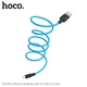 Кабель Hoco Micro USB Silicone X21 Plus |2M, 2.4A| black-red - изображение 6
