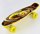 Скейт Пенни борд Best Board со светящимися PU колёсами. Paints (74538) - изображение 1