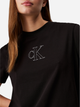 Футболка бавовняна жіноча Calvin Klein Jeans J20J224791-BEH XS Чорна (8720639226948) - зображення 4