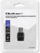 Adapter Wi-Fi Qoltec Ultra Fast Dual Band Mini Wireless USB Wi-Fi/Bluetooth Black (5901878569888) - obraz 6