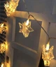 Світлодіодна новорічна гірлянда "Прищіпки-зірочки" 12 LED, 5м + перехідник, 220V, IP44, Теплий білий - зображення 9