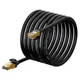 Кабель Baseus high Speed Seven types of RJ45 10gigabit network cable (round cable) |8m| black - зображення 9