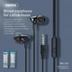Навушники REMAX with mic Wired Earphone RW-106 HD Mic - зображення 3