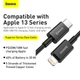 Кабель BASEUS Type-C to Lightning Superior Series Fast Charging Data Cable |2m, 20W| (CATLYS-C03) - изображение 9