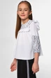 Блуза дитяча для дівчинки білого кольору Elegant зріст 122 см (30 р) (182852) - зображення 2