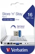 Флешка USB 3.0 16Gb Verbatim Store 'n' Stay NANO Blue (98709) - изображение 4