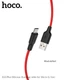 Кабель Hoco Micro USB Silicone X21 Plus |1m, 2.4A| black-blue - изображение 10