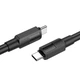 Кабель HOCO Type-C для Type-C Solid charging data cable X84 |1m, 60W, 3A| - зображення 6