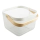 Кошик з ручками Ardesto Midori AR-0901-W 25х24.5х18 см білий - зображення 2