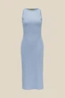 Сукня однотонна жіноча LAWA WBC02385 XS Блакитний - зображення 6
