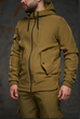 Мужской костюм Softshell утепленный куртка и штаны на флисе Intruder 0190 2XL Койот ( IN - 0190/02 E ) - изображение 7