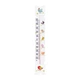 Термометр уличный оконный на липучке прямоугольный наружный для окон с рисунком, Птицы - изображение 2