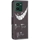 Чехол с рисунком Deexe Color Wallet для HMD Pulse / Pulse Plus - Don't Touch My Phone - изображение 4
