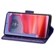 Чохол-книжка з малюнком UniCase Butterfly Pattern для Motorola Edge 50 Fusion - Dark Purple - зображення 3