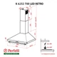 Вытяжка купольная Perfelli K 6232 BL 700 LED RETRO - изображение 11