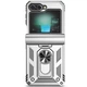 Захисний чохол Deexe Armor Case (FF) для Samsung Galaxy Flip 6 / Flip 7 FE - Silver - зображення 2