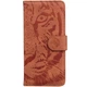 Чехол-книжка Deexe Tiger для Motorola Moto G85 - Brown - изображение 5