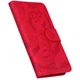 Чехол-книжка Deexe Tiger для Motorola Edge 50 Fusion - Red - изображение 4