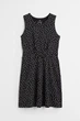 Платье H&M 134 140см черный горох 507994334 - изображение 1