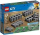 Детский конструктор LEGO City Рельсы 20 шт. деталей (60205) - изображение 1
