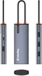 USB-хаб ColorWay USB-C - 3xUSB-A 3.0 HDMI 4K USB-C PD 100W Dark Grey (CW-HUB01) - изображение 4