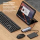 USB-хаб ColorWay USB-C - 3xUSB-A 3.0 HDMI 4K USB-C PD 100W Dark Grey (CW-HUB01) - изображение 13