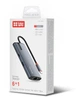 USB-хаб ColorWay USB-C - 3xUSB-A 3.0 USB-A 2.0 RJ-45 USB-C PD 100W Dark Grey (CW-HUB03) - изображение 9