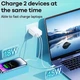 Зарядний пристрій Remax RP-U125 Kiddy Series 1 USB + 1 Type C 65 White - зображення 2