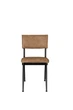 Стілець із екошкіри кольору мокко Willow Dutchbone 39.5x82.5x54.5 (1100405) 090721 - зображення 2
