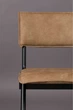 Стілець із екошкіри кольору мокко Willow Dutchbone 39.5x82.5x54.5 (1100405) 090721 - зображення 6