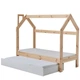 Ліжко Domek Pinio 77x141x166 (LOZ_DOMEK_160x70) 093483 - изображение 6