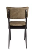 Зелений стілець з екошкіри Willow Dutchbone 39.5x82.5x54.5 (1100404) 090709 - зображення 5