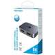 Свитч разветвитель Vention HDMI 2.1 8K 60Hz 3D HDCP HDR Dolby 7.1 переключатель двунаправлений 2 in 1 out Grey (AKPH0) - изображение 4