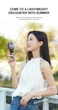 Вентилятор аккумуляторный беспроводной 5-скоростей 1800 mAh Purple - изображение 4