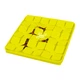Коврик для поиска корма WAUDOG Silicone для кошек и собак, 20,5х20,5х1,7 см, желтый - изображение 3