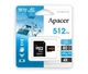 Карта памяти MicroSDXC 512 ГБайт Apacer U3 A2 + adapter AP512GMCSX10U8-R - изображение 3