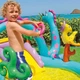 Открытый фигурный надувной детский бассейн игровой центр Intex 57135 «Планета динозавров», 333 х 229 х 112 см, с фонтаном, надувным кольцом и горкой 290 л (D-2019091796) - изображение 4