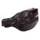 Мужская кожаная сумка на пояс Borsa Leather 1t167m-brown - изображение 2